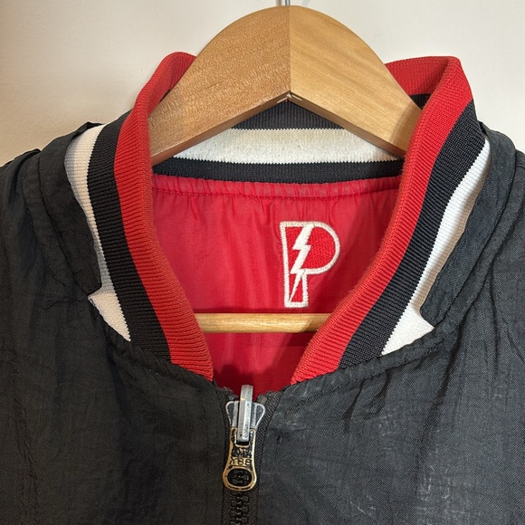 Vintage Pro Player Detroit Red Wings Reversible Puffer Jacket Medium - Picture 3 of 8